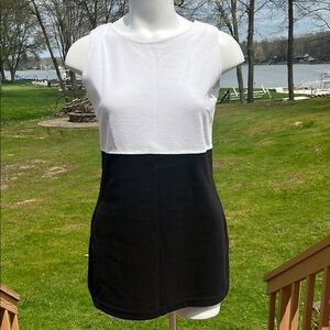 Knitt Mixx vintage Y2K color block top or tunic S-M